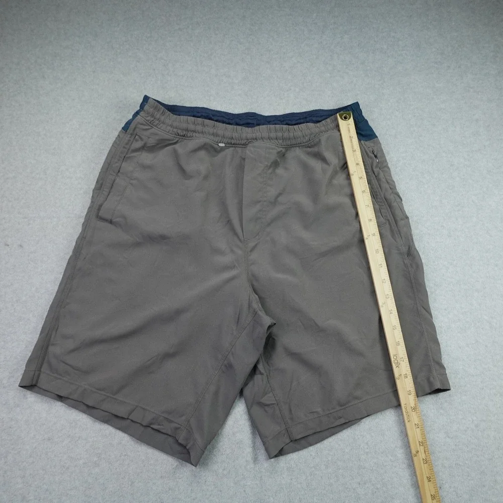 Birddogs Shorts Mens XL Long Gray Boomstick Athletic Lined Activewear Gym